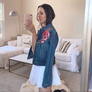 Embroidered Denim Jacket